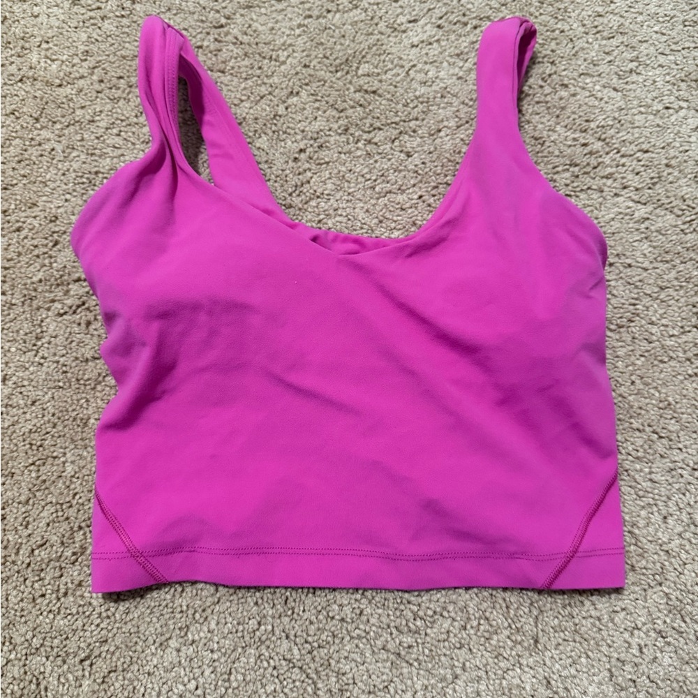 LULULEMON SONIC PINK ALIGN TANK
